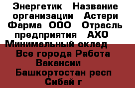 Энергетик › Название организации ­ Астери-Фарма, ООО › Отрасль предприятия ­ АХО › Минимальный оклад ­ 1 - Все города Работа » Вакансии   . Башкортостан респ.,Сибай г.